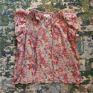 Floral Multi Color Print Top